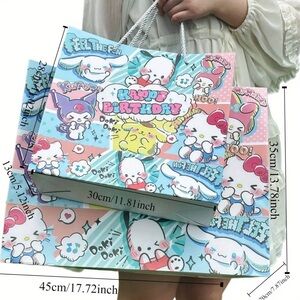 Sanrio Happy Birthday Gift Bag 2 piece set